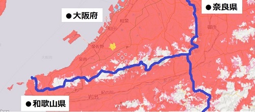 大阪府南部のエリア