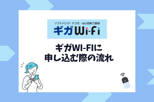 ギガWi-Fiに申し込む際の流れ